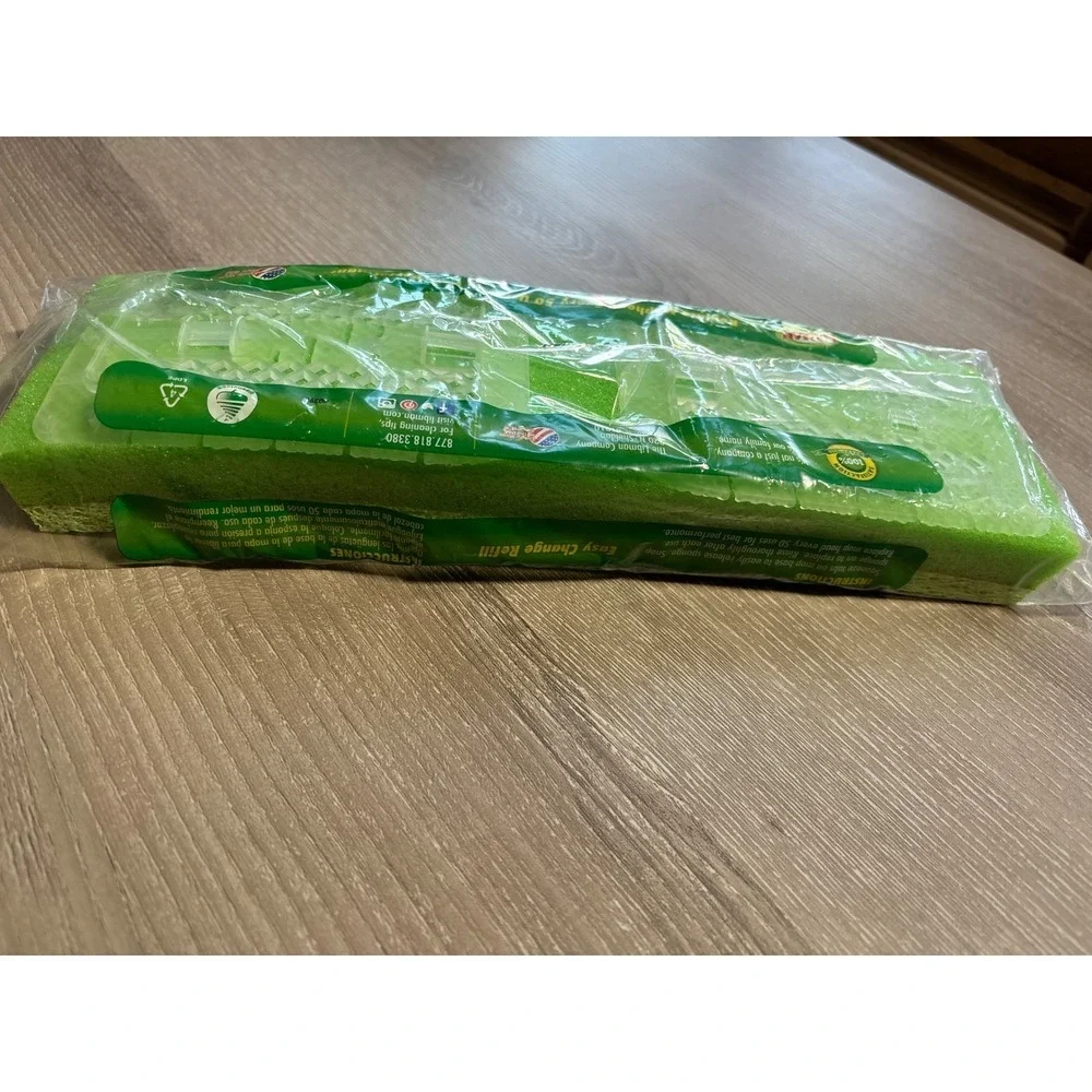 NEW Libman Big Gator Mop Refill Super Absorbent Tear Resistant Sponge Green Home